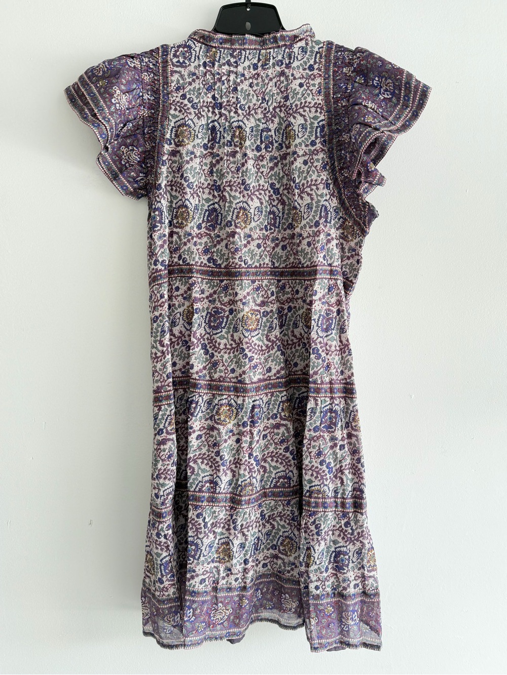 Sea New York Purple Rosita Border Short Sleeve Tunic Dress - Picture 6 of 11
